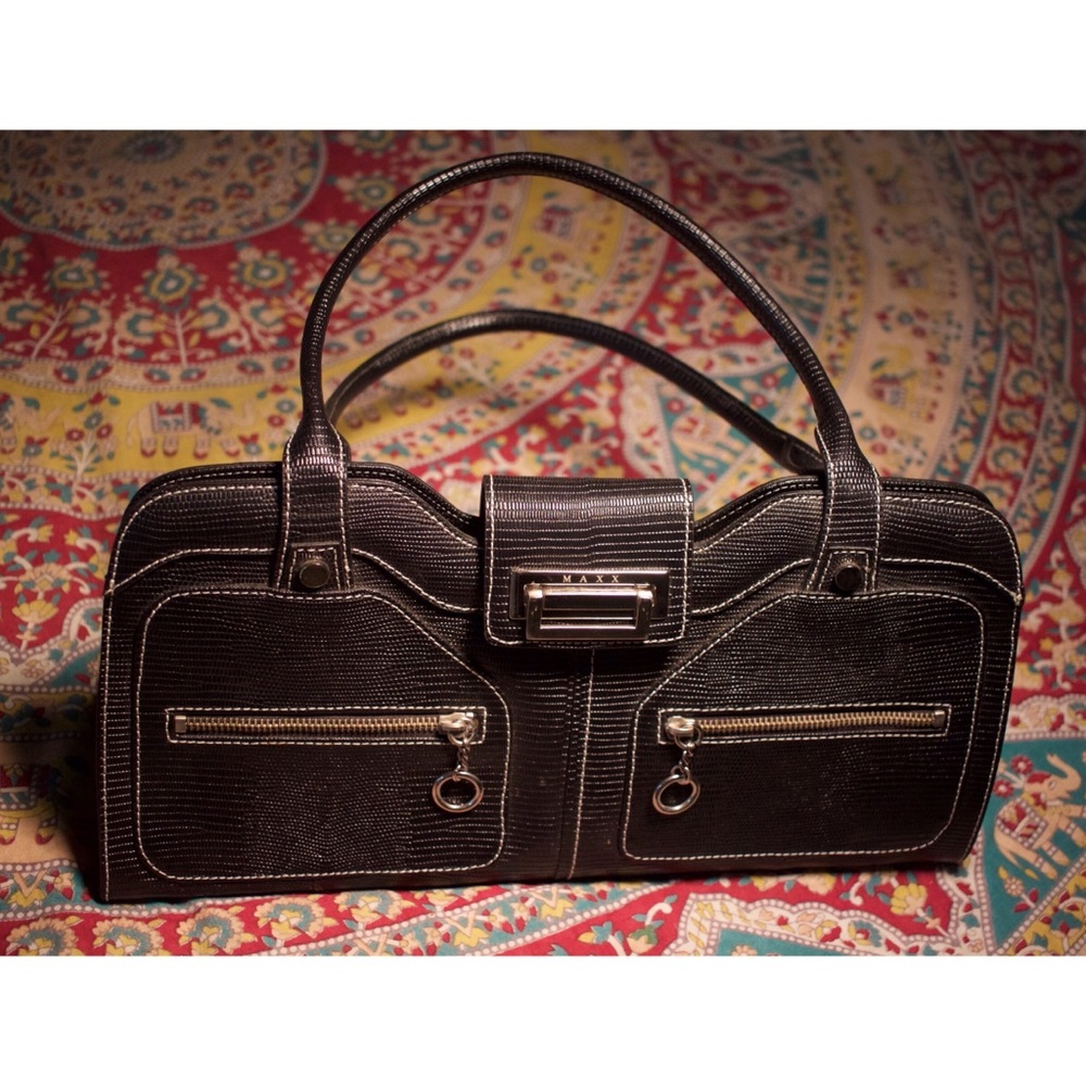 MAXX NEW YORK Structured Embossed Handbag NEW